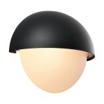 Nordlux Scorpius Vägglampa Runda Svart | Passande för 1x E27