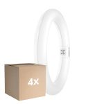 Flerpack 4x Osram LED Rör T9 Cirkulär (EM/Mains) 11W 1320lm - 840 Kallvit | Ersättare 22W