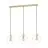Eglo Pendellampa Manizales Stål Guld | IP20 - Passande för 3x E27 